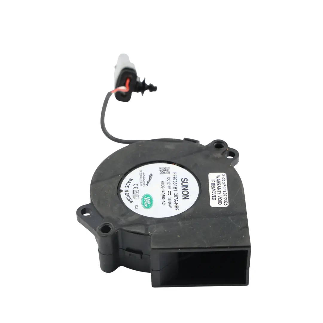 Ventilador Enfriador Batería EV para Range Rover Evoque L551 con número de pieza K8D2-14D550-AC Range Rover Evoque L551 Ventilador Enfriador Batería EV - SKU K8D2-14D550-AC - Número de pieza K8D2-14D550-AC