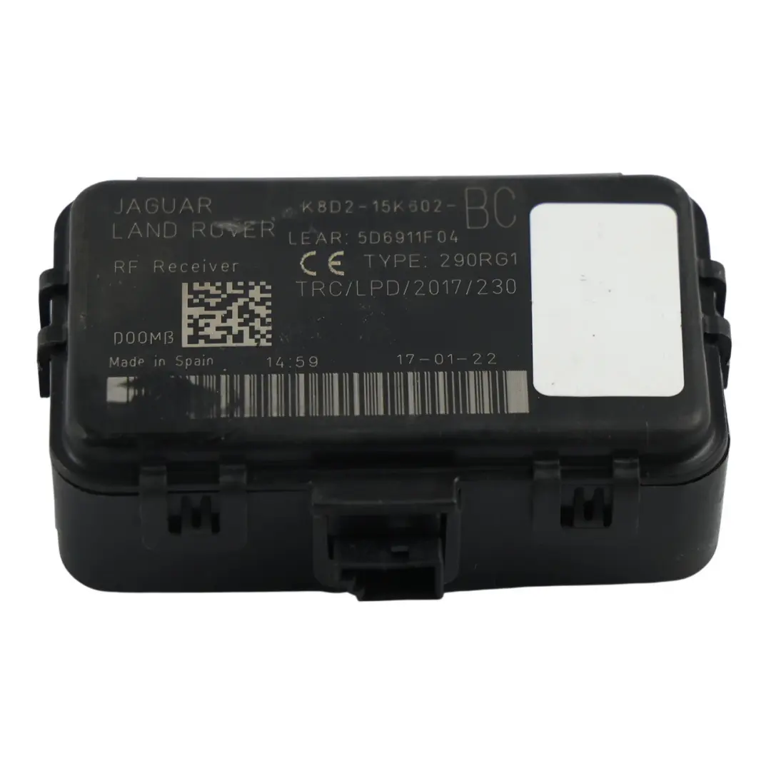 Range Rover Velar L560 Keyless Signal Remote Receiver - SKU K8D2-15K602-BC - Part number K8D2-15K602-BC