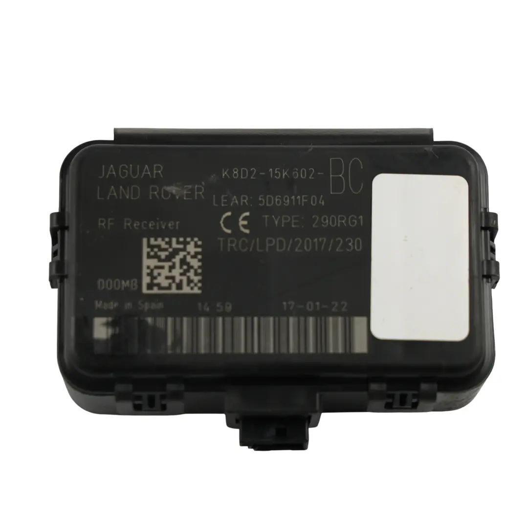 Range Rover Velar L560 Keyless Signal Remote Receiver - SKU K8D2-15K602-BC - Part number K8D2-15K602-BC