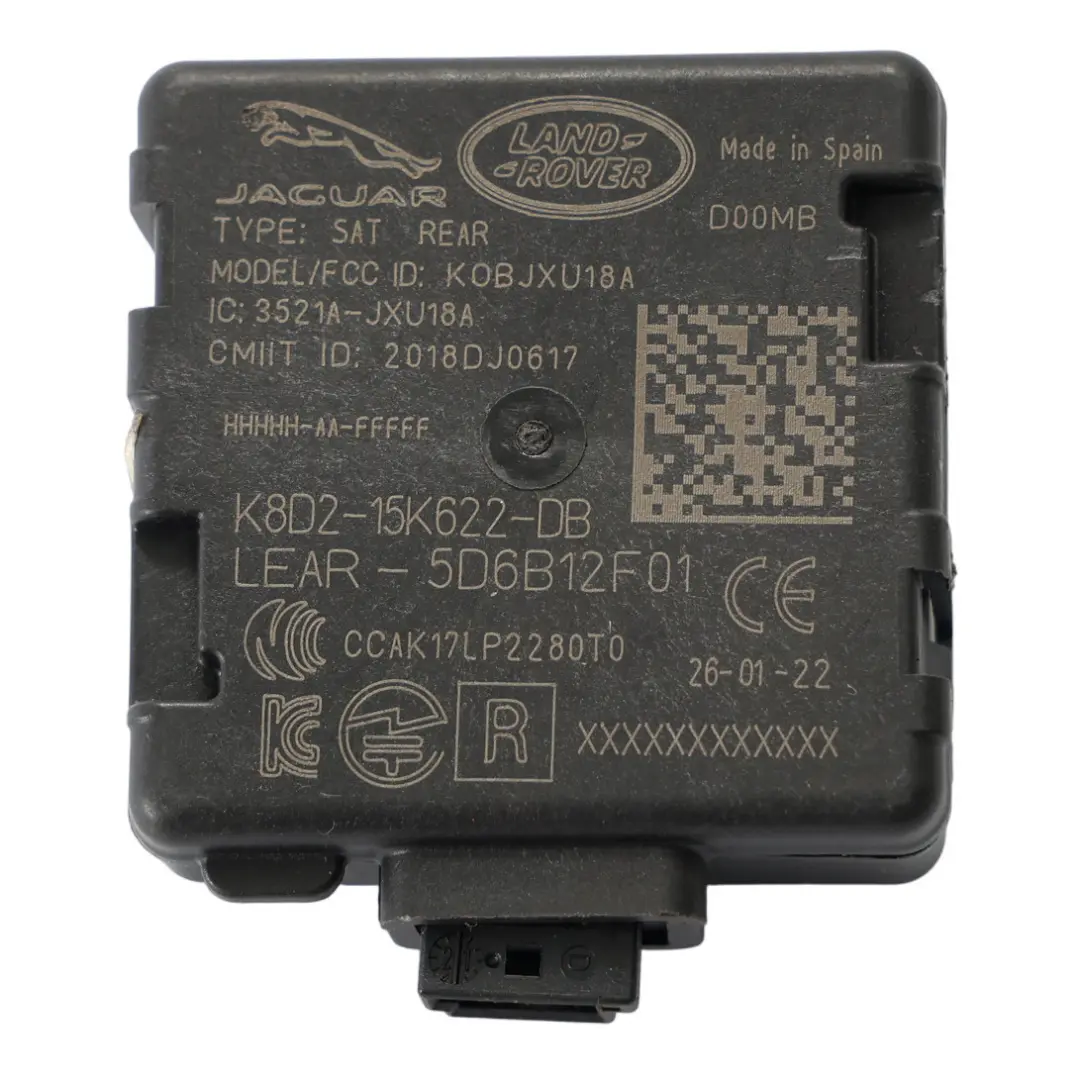 Module Contrôle Confort pour Land Rover Range Rover Sport L494 à propos du numéro de pièce K8D2-15K622-DB Land Rover Range Rover Sport L494 Module Contrôle Confort - SKU K8D2-15K622-DB - Numéro de pièce K8D2-15K622-DB
