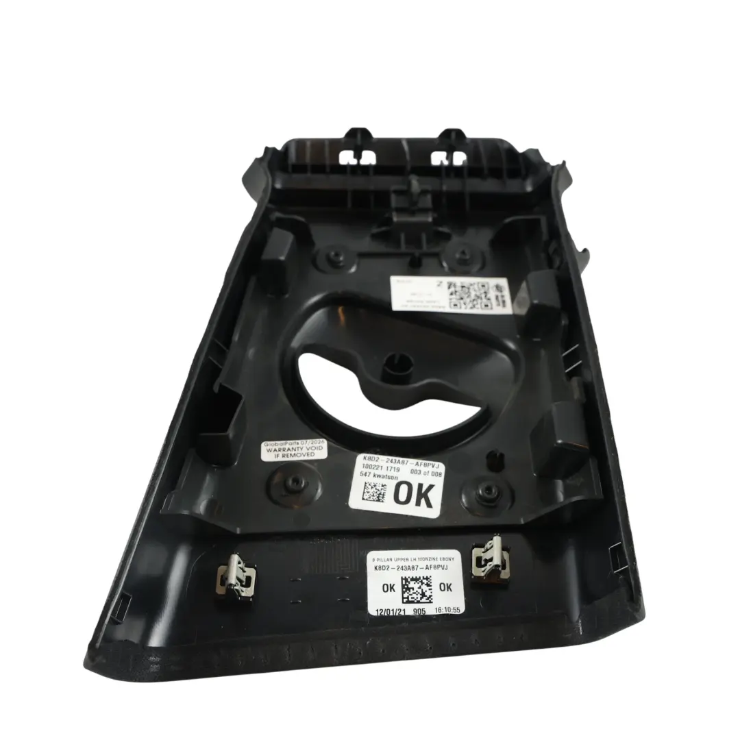 Garniture Ceinture Montant B Gauche pour Range Rover Evoque L551 à propos du numéro de pièce K8D2-243A87-AF Range Rover Evoque L551 Garniture Ceinture Montant B Gauche - SKU K8D2-243A87-AF - Numéro de pièce K8D2-243A87-AF
