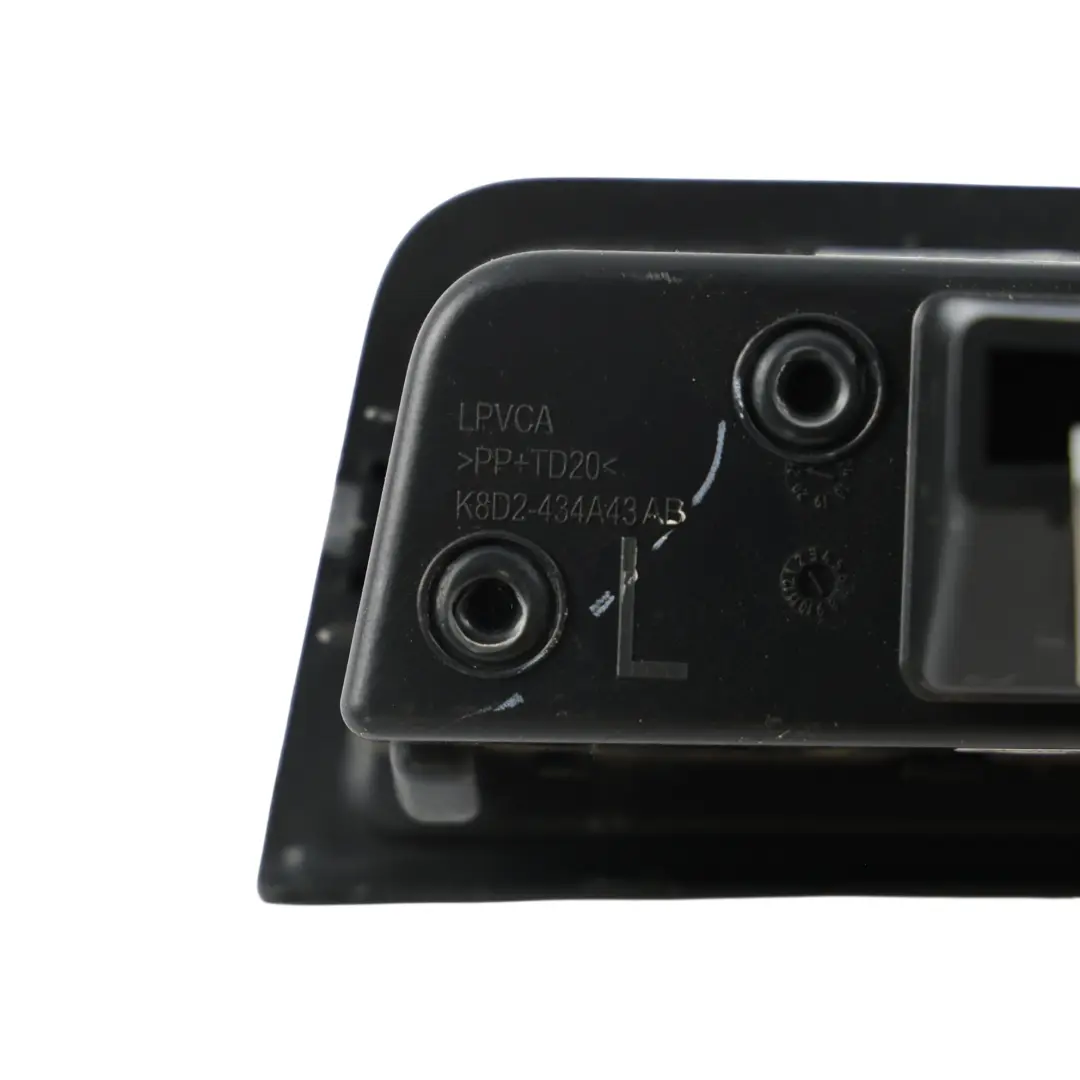 Handle Grab Left N/S to Range Rover Evoque L551 Rear Tailgate with Part number K8D2-434A43-AB Range Rover Evoque L551 Rear Tailgate Handle Grab Left N/S - SKU K8D2-434A43-AB - Part number K8D2-434A43-AB