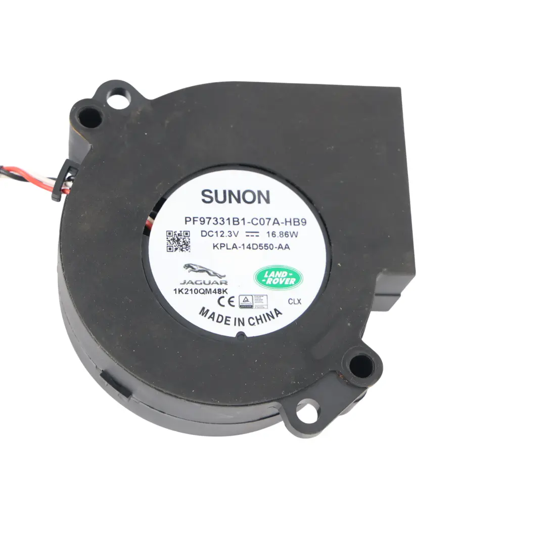 Cooling Fan to Land Rover Range Rover Sport L494 Hybrid Battery with Part number KPLA-14D550-AA Land Rover Range Rover Sport L494 Hybrid Battery Cooling Fan - SKU KPLA-14D550-AA - Part number KPLA-14D550-AA