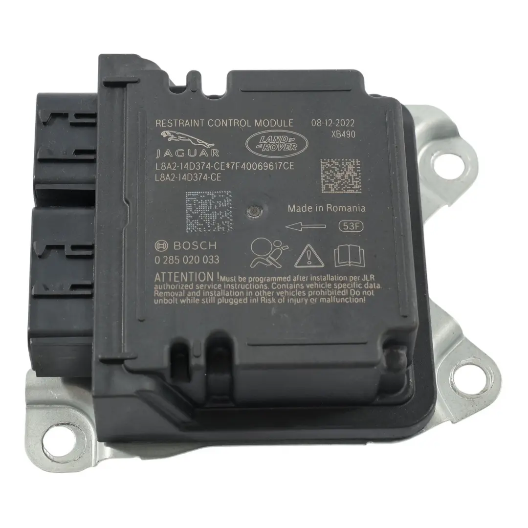 Módulo Control Aire SRS ECU Range Rover L560 para Land Rover con número de pieza L8A2-14D374-CE Land Rover Módulo Control Aire SRS ECU Range Rover L560 - SKU L8A2-14D374-CE - Número de pieza L8A2-14D374-CE