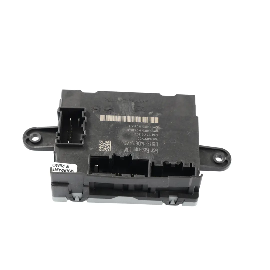 Land Rover Range Rover Velar L560 Door Module Rear Left N/S - SKU L8B2-14D619-AG - Part number L8B2-14D619-AG