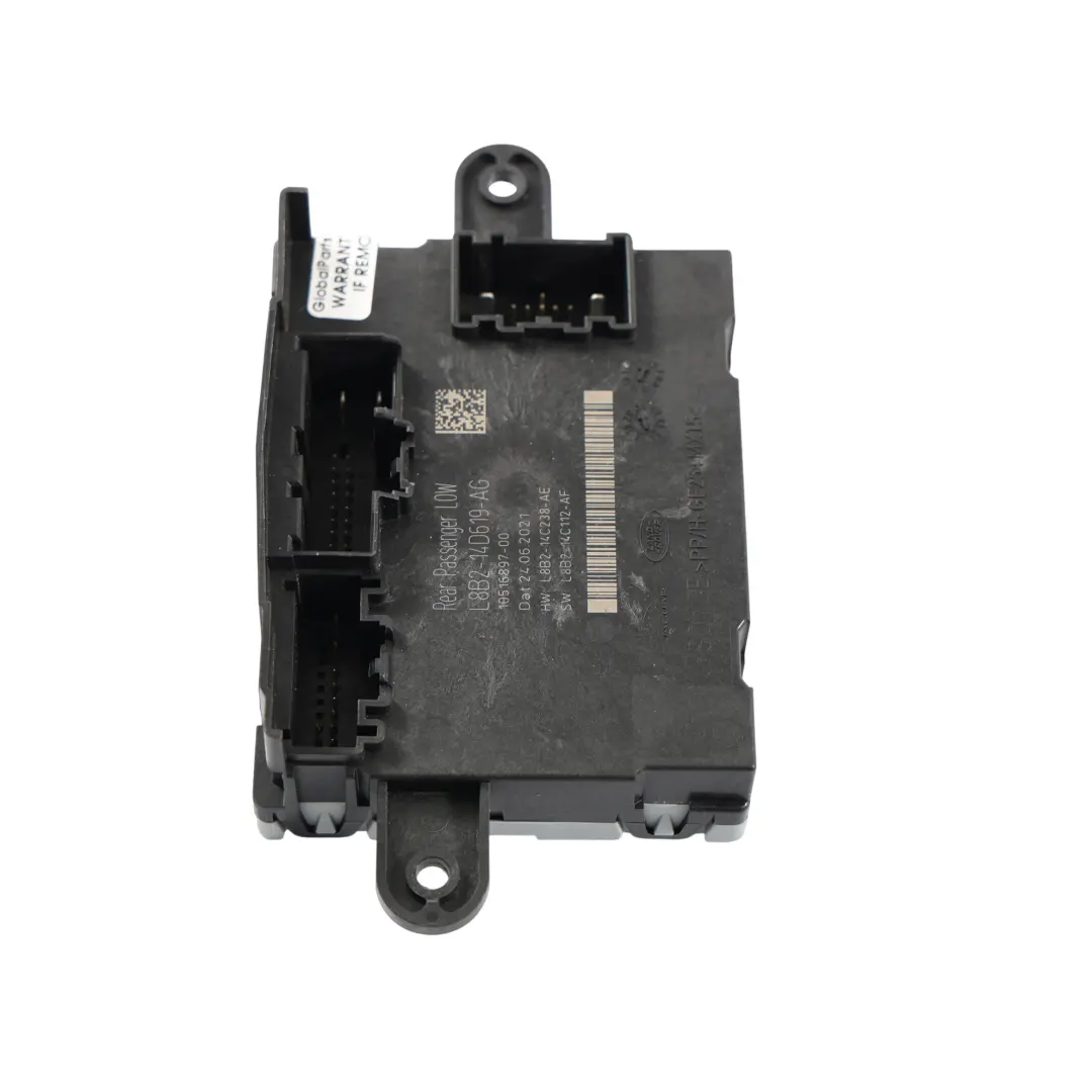 Door Module Rear Left N/S to Land Rover Range Rover Velar L560 with Part number L8B2-14D619-AG Land Rover Range Rover Velar L560 Door Module Rear Left N/S - SKU L8B2-14D619-AG - Part number L8B2-14D619-AG