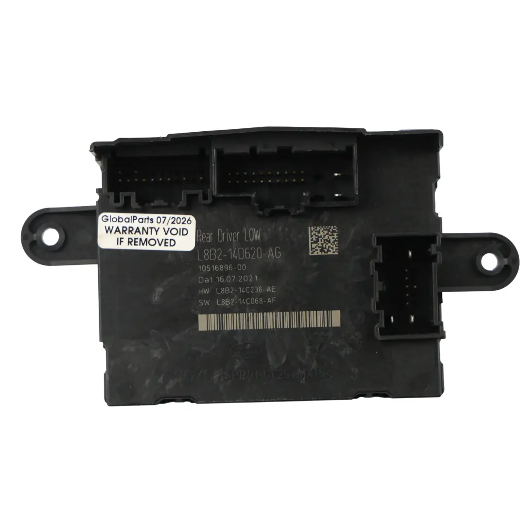 Land Rover Jaguar I-Pace X590 Door Module Rear Driver's Side - SKU L8B2-14D620-AG - Part number L8B2-14D620-AG