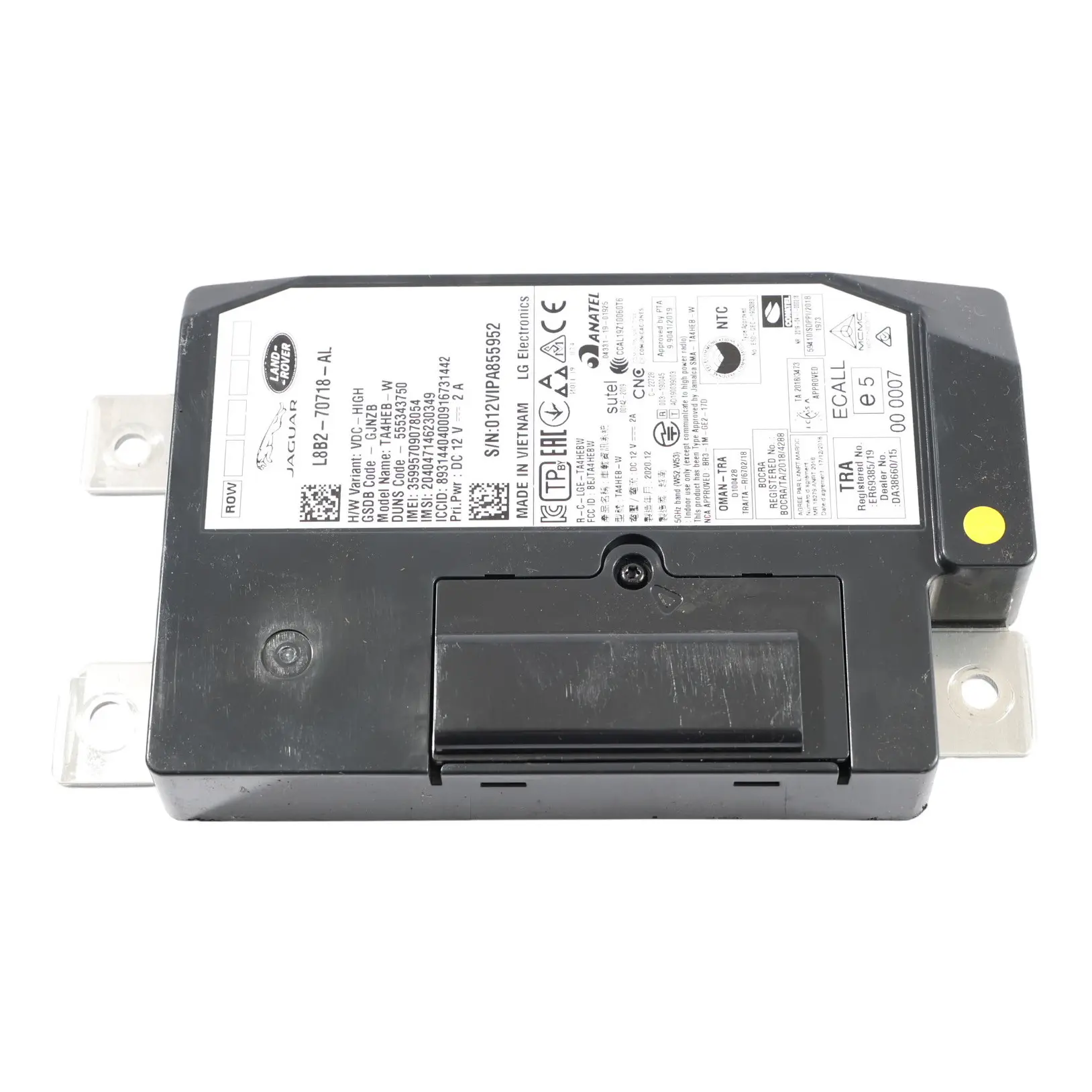 Land Rover Range Rover Evoque L551 Module Télématique L8B2-70718-AL