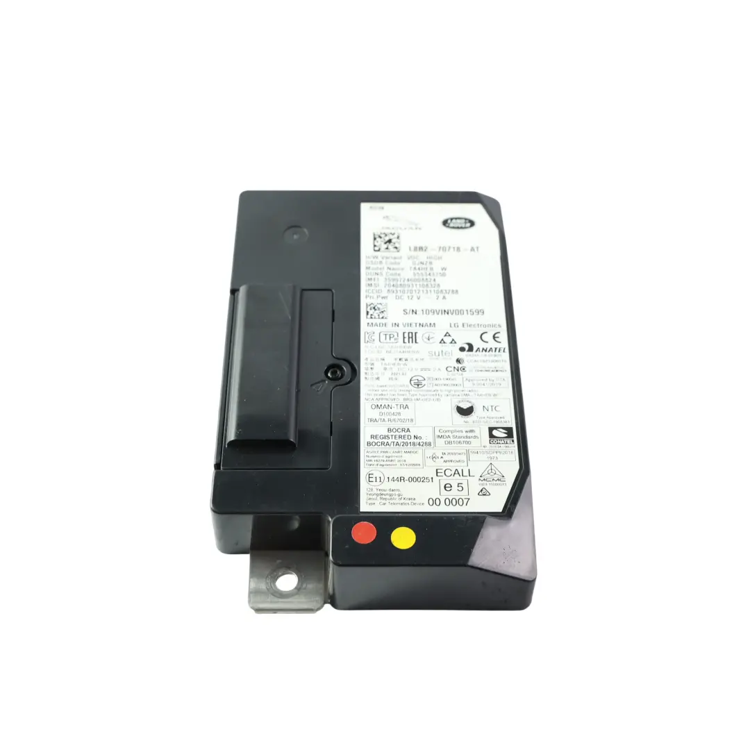 Telematics Control Unit Module to Range Rover Velar L560 with Part number L8B2-70718-AT Range Rover Velar L560 Telematics Control Unit Module - SKU L8B2-70718-AT - Part number L8B2-70718-AT
