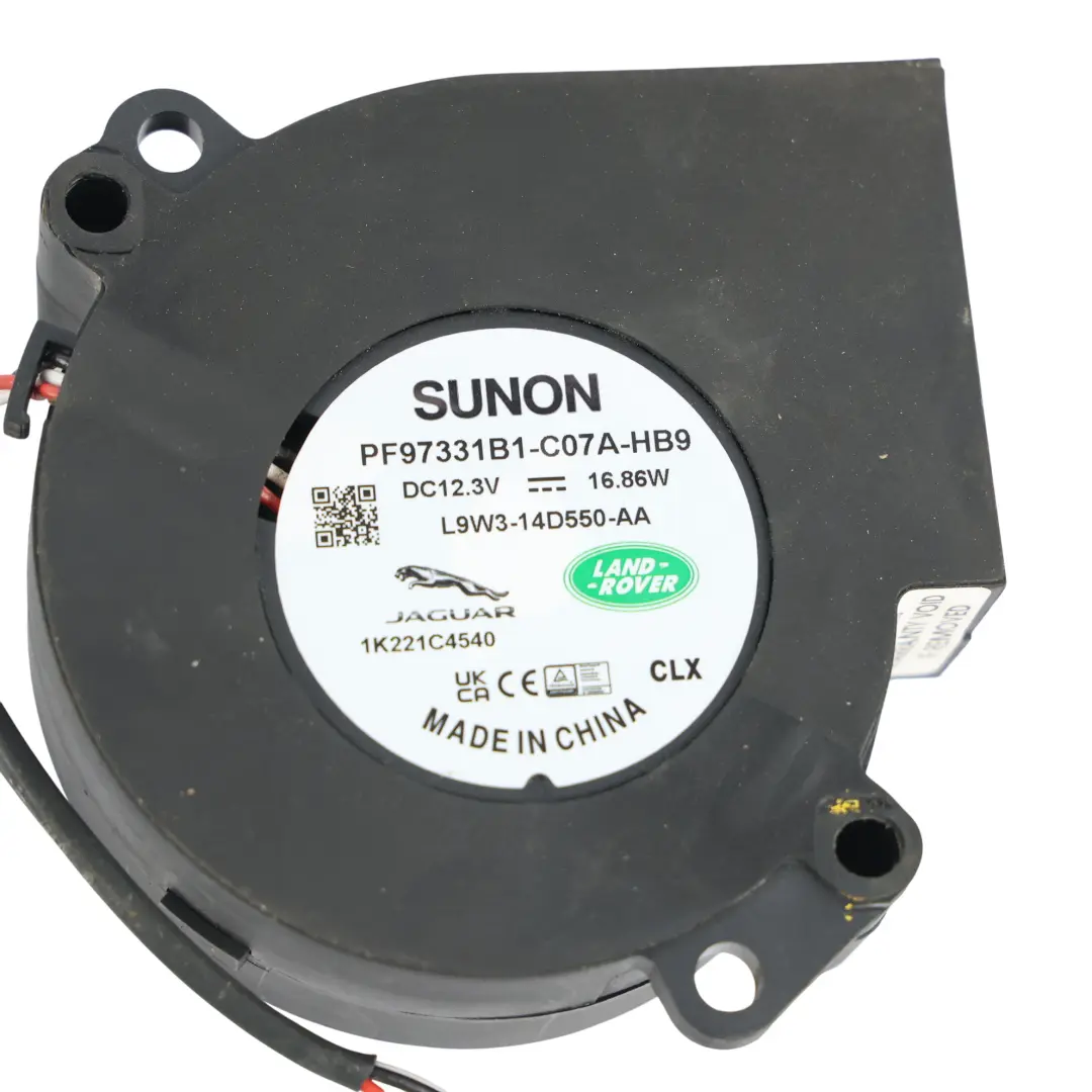 Land Rover Range Rover Velar L560 EV Battery Cooling Cooler Fan - SKU L9W3-14D550-AA - Part number L9W3-14D550-AA