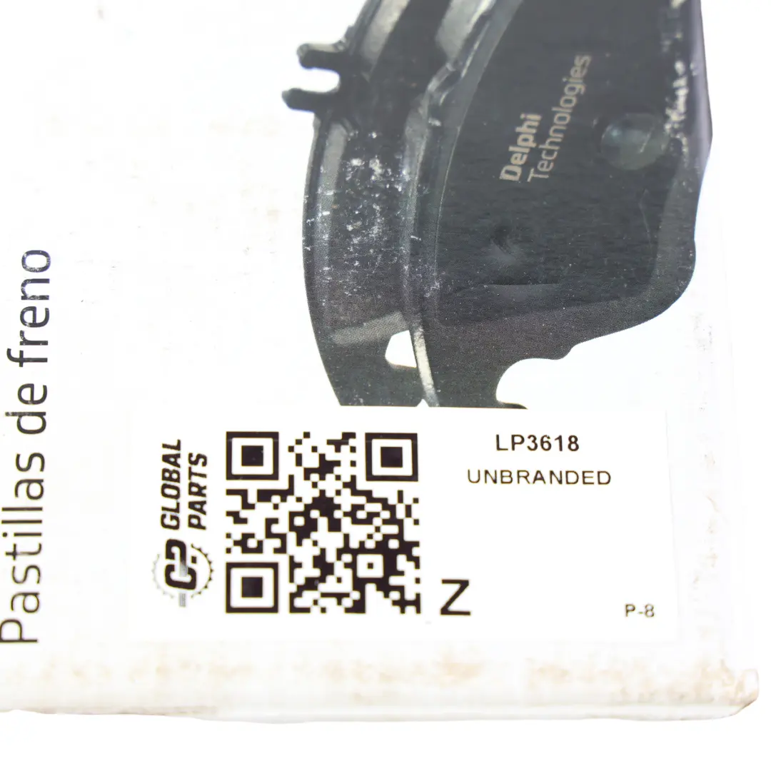 Delphi Klocki Hamulcowe Tylne BMW E87 E90 E92 F30 Zestaw do o numerze LP3618 Delphi Klocki Hamulcowe Tylne BMW E87 E90 E92 F30 Zestaw - SKU LP3618 - Numer Części LP3618