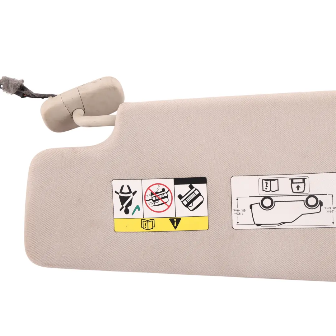 Land Rover Discovery 4 L319 Aletta Parasole Anteriore Destra Beige AH22-04100-BA - SKU LR013062 - Numero di parte LR013062