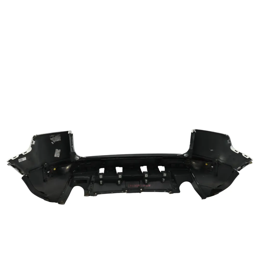Bumper Trim Cover Fuji White - 867 to Land Rover Range Rover Evoque L538 Rear with Part number LR026337 Land Rover Range Rover Evoque L538 Rear Bumper Trim Cover Fuji White - 867 - SKU LR026337-FWH - Part number LR026337