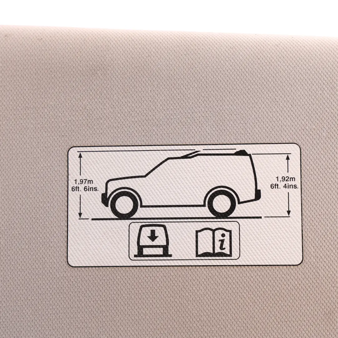 Land Rover Discovery 4 L319 Sun Visor Cover Front Right O/S Beige EH22-04100-FA - SKU LR051344 - Part number LR051344