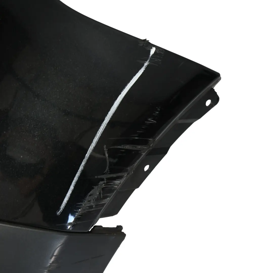 Bumper Trim Cover Santorini Black - 820 to Range Rover Evoque L538 Rear with Part number LR074962 Range Rover Evoque L538 Rear Bumper Trim Cover Santorini Black - 820 - SKU LR074962-SAB - Part number LR074962