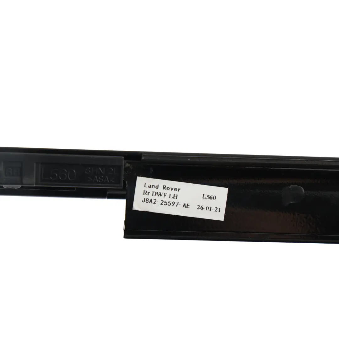 Range Rover Velar L560 Door Window Weatherstrip Strip Rear Left N/S - SKU LR111475 - Part number LR111475