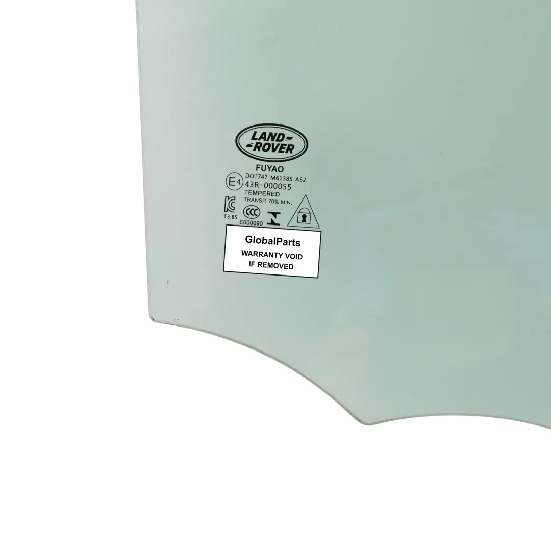 Door Window Glass AS2 Rear Right O/S K8D2-25712-AB to Range Rover Evoque L551 with Part number LR114604 Range Rover Evoque L551 Door Window Glass AS2 Rear Right O/S K8D2-25712-AB - SKU LR114604 - Part number LR114604