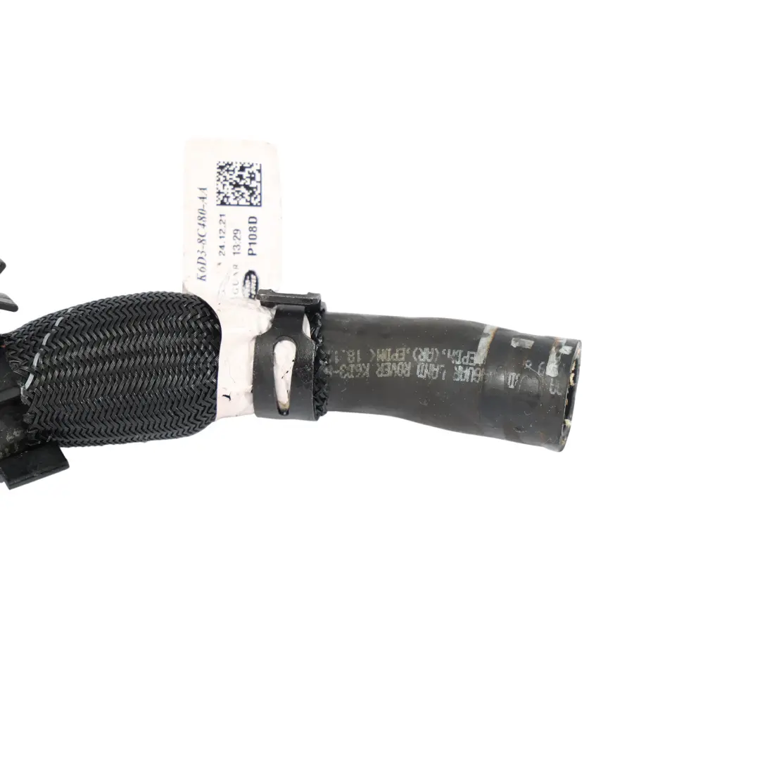 Range Rover Sport L494 Water Coolant Pipe Hose 3.0D AJ20D6 - SKU LR125476 - Part number K6D3-8C480-AA
