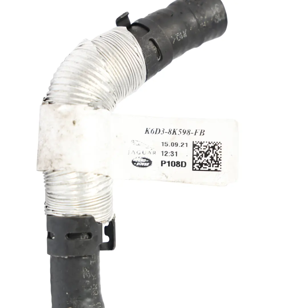 Water Pipe Tube Hose 3.0D AJ20D6 to Range Rover Sport L494 Turbo with Part number K6D3-8K598-FB Range Rover Sport L494 Turbo Water Pipe Tube Hose 3.0D AJ20D6 - SKU LR125619 - Part number K6D3-8K598-FB
