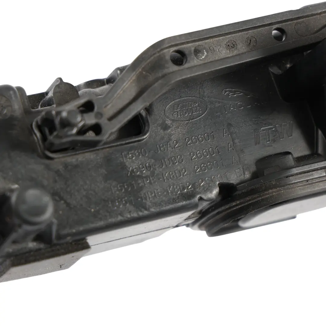 Range Rover Velar L560 Rear Door Handle Outer Left N/S Santorini Black - 820 - SKU LR144894-SAB - Part number LR144894