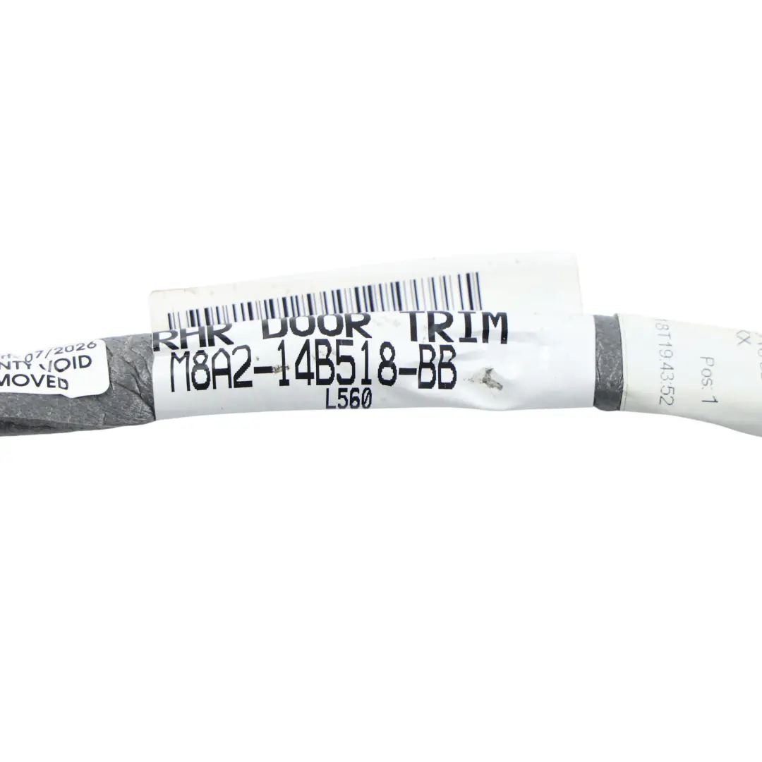 Land Rover Range Rover Velar L560 Door Wiring Loom Rear Right O/S - SKU M8A2-14B518-BB - Part number M8A2-14B518-BB
