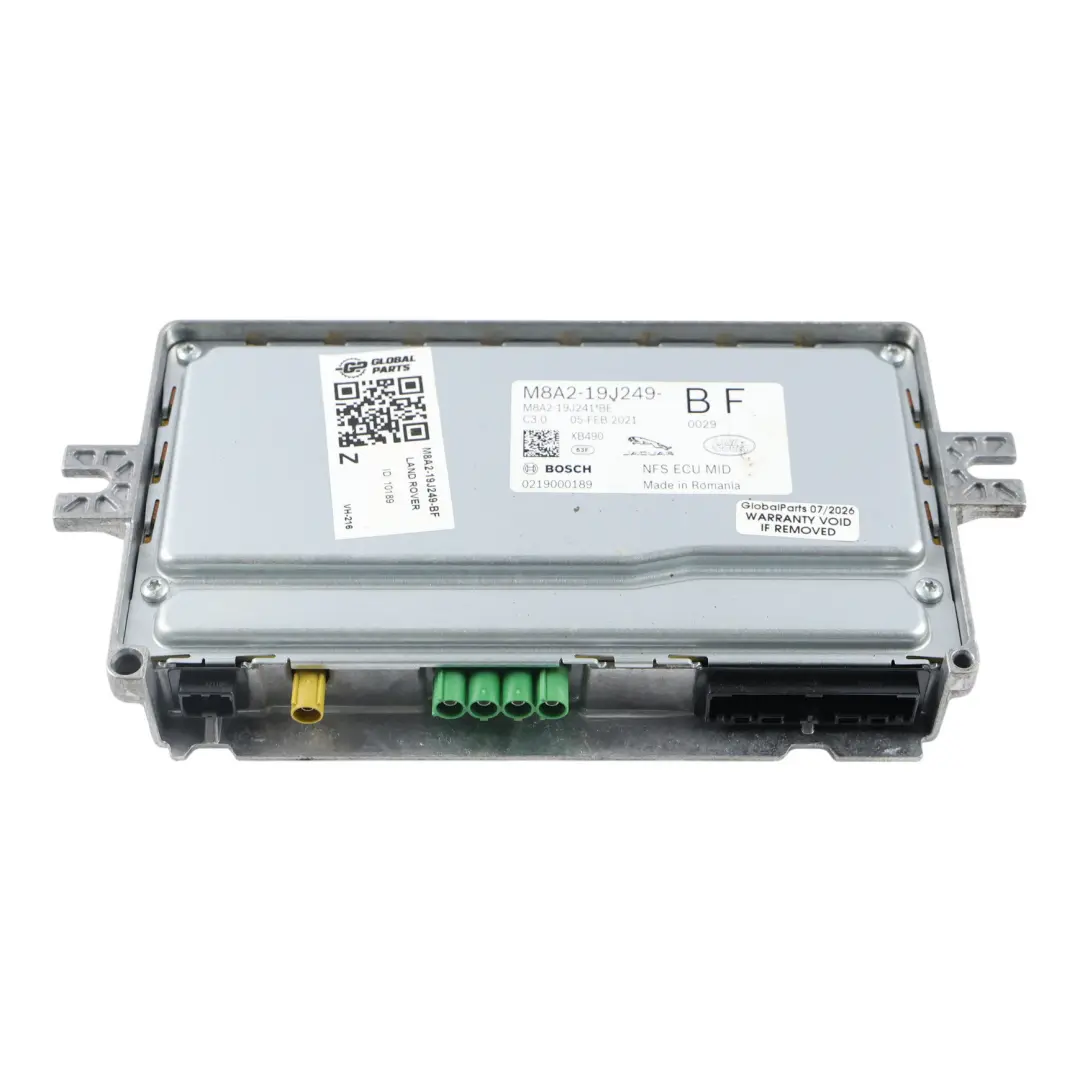 Módulo Control Cámara Unidad ECU para Range Rover Evoque L551 con número de pieza M8A2-19J249-BF Range Rover Evoque L551 Módulo Control Cámara Unidad ECU - SKU M8A2-19J249-BF - Número de pieza M8A2-19J249-BF