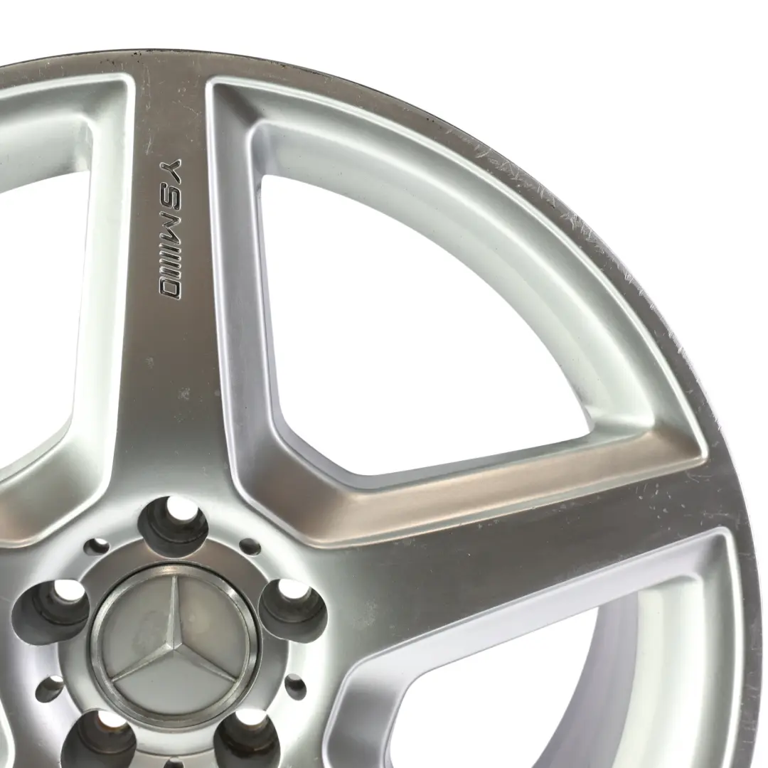 Alloy Wheel Rim 19" 8.5J ET:45 Star 5-Spoke 5x112 to Mercedes AMG Silver with Part number MERCEDES-VIA-19 Mercedes AMG Silver Alloy Wheel Rim 19" 8.5J ET:45 Star 5-Spoke 5x112 - SKU MERCEDES-VIA-19-2 - Part number MERCEDES-VIA-19