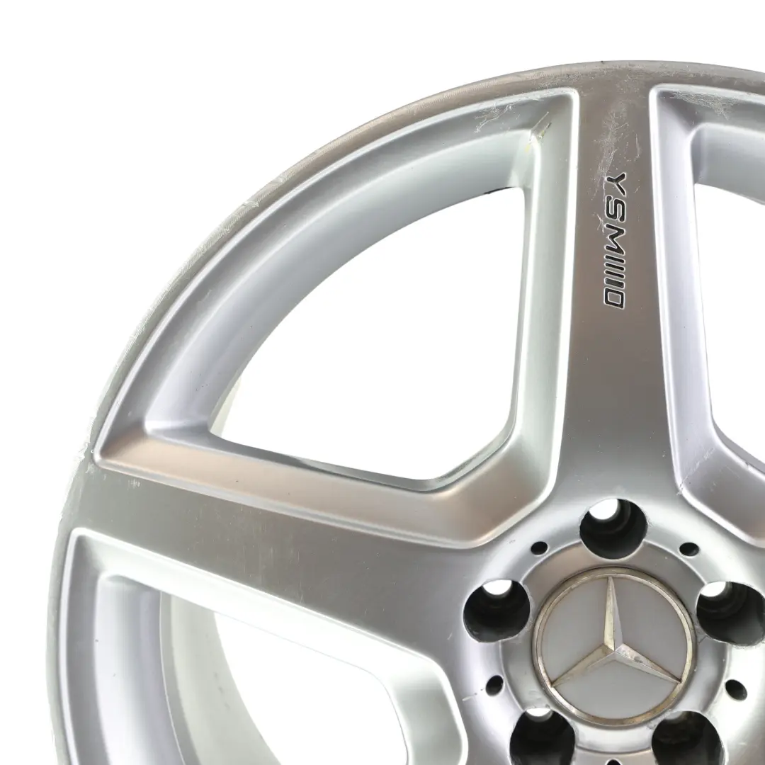 Unbranded Mercedes AMG Jante Alliage Argent 19" 9.5J ET:44 5x112 5-Branches - SKU MERCEDES-VIA-19-3 - Numéro de pièce MERCEDES-VIA-19