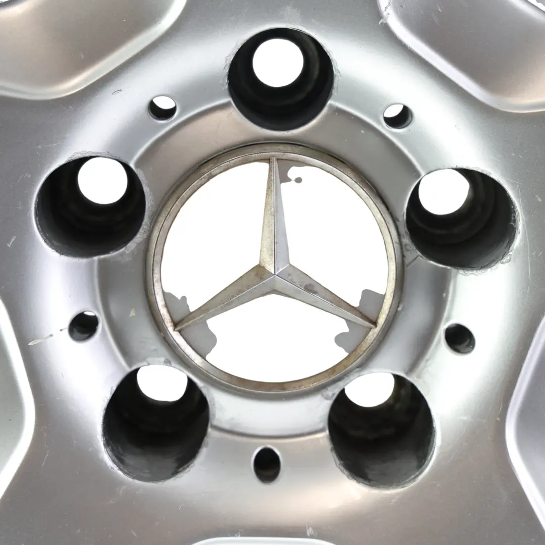 Mercedes AMG Silver Alloy Wheel Rim 19" 9.5J ET:44 5x112 Star Spoke 5-Spoke - SKU MERCEDES-VIA-19-3 - Part number MERCEDES-VIA-19