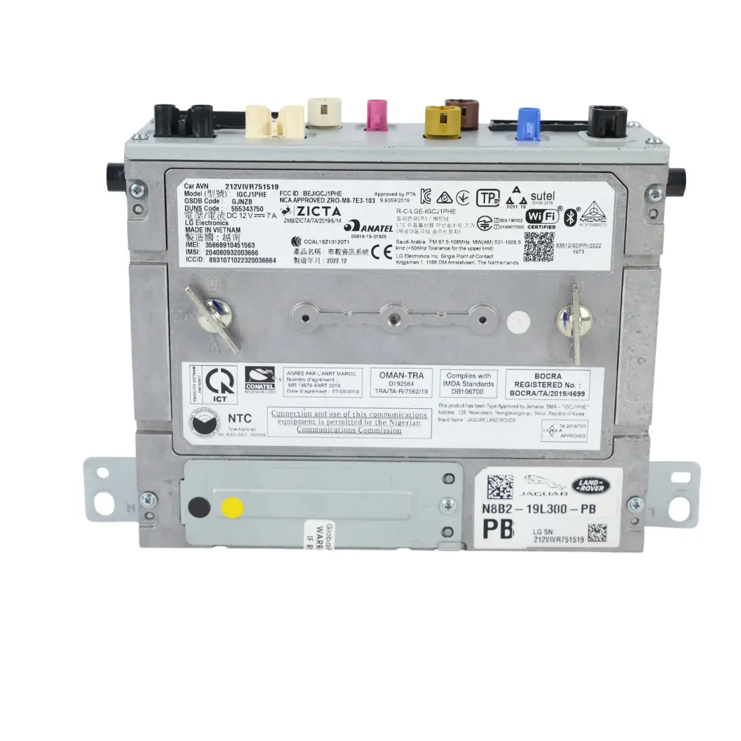 Land Rover Defender L663 Sat Nav Multimedia Head Unit - SKU N8B2-19L300-PF - Part number N8B2-19L300-PB