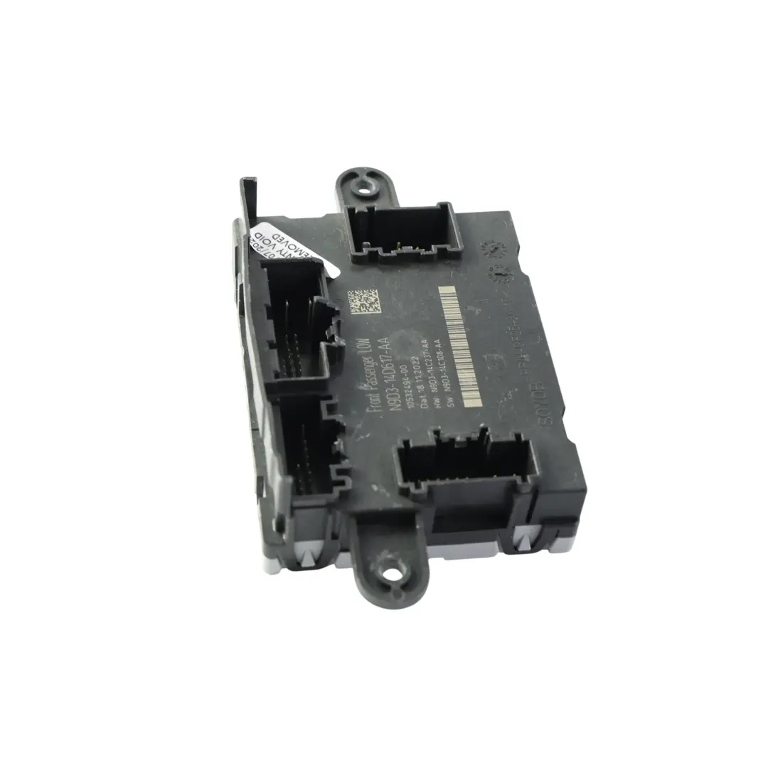 Door Control Unit Module ECU to Range Rover Velar L560 Passenger with Part number N9D3-14D617-AA Range Rover Velar L560 Passenger Door Control Unit Module ECU - SKU N9D3-14D617-AA - Part number N9D3-14D617-AA