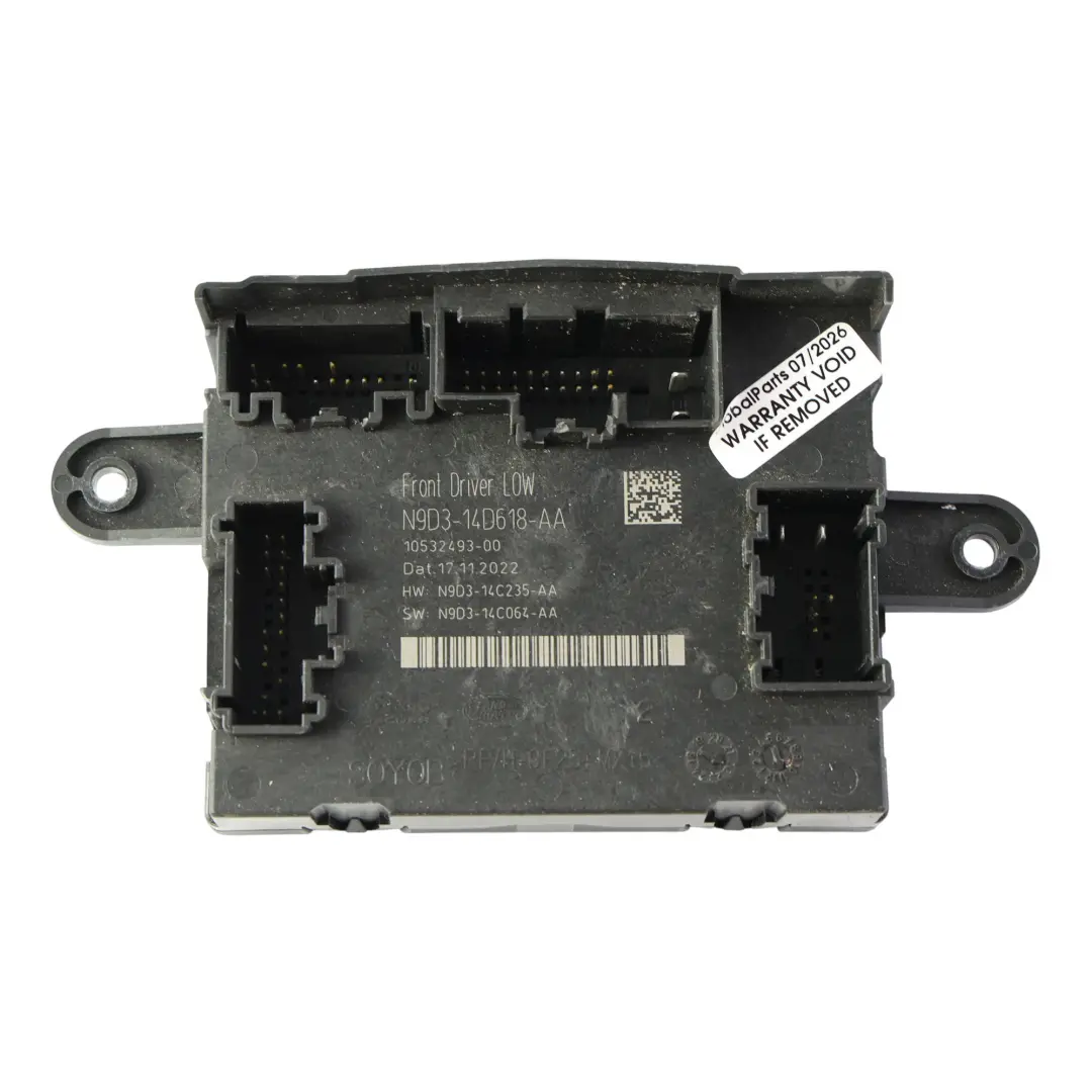Range Rover Velar L560 Fahrertür Steuergerät Modul ECU - SKU N9D3-14D618-AA - Teilenummer N9D3-14D618-AA
