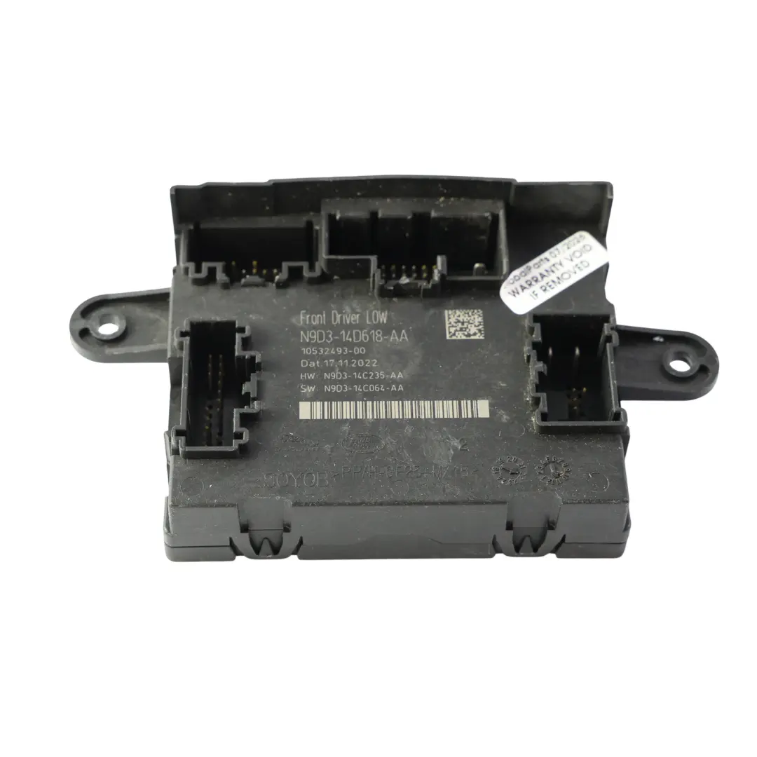 Range Rover Velar L560 Driver's Door Control Unit Module ECU - SKU N9D3-14D618-AA - Part number N9D3-14D618-AA