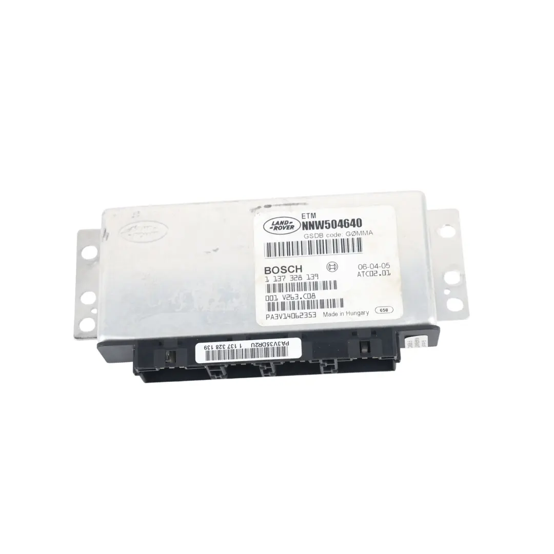 Land Rover Velar L560 Modulo Controllo Bloccaggio Differenziale - SKU NNW504640 - Numero di parte NNW504640
