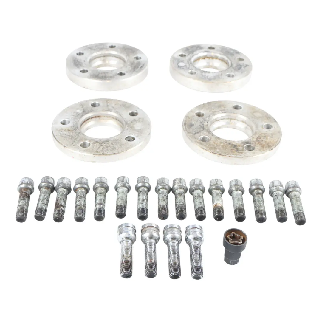  PDC Wheel Spacer Adapter And Bolts Screws 5x112 66.5CB Set x4 - SKU PCD-665CB - Part number PCD-665CB