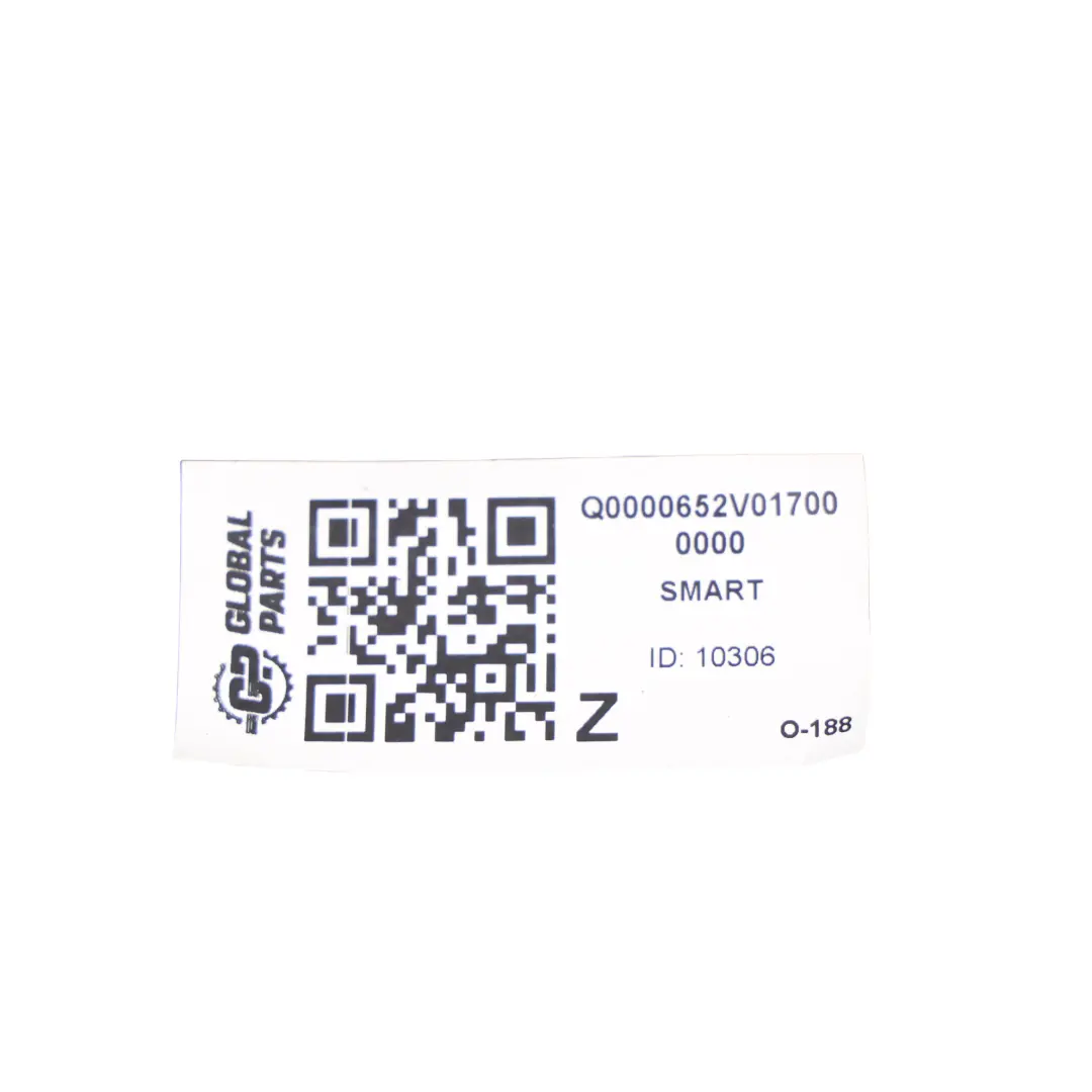 Smart Fortwo C450 Heckscheibe Seitenscheibe Rechts - SKU Q0000652V017000000 - Teilenummer Q0000652V017000000