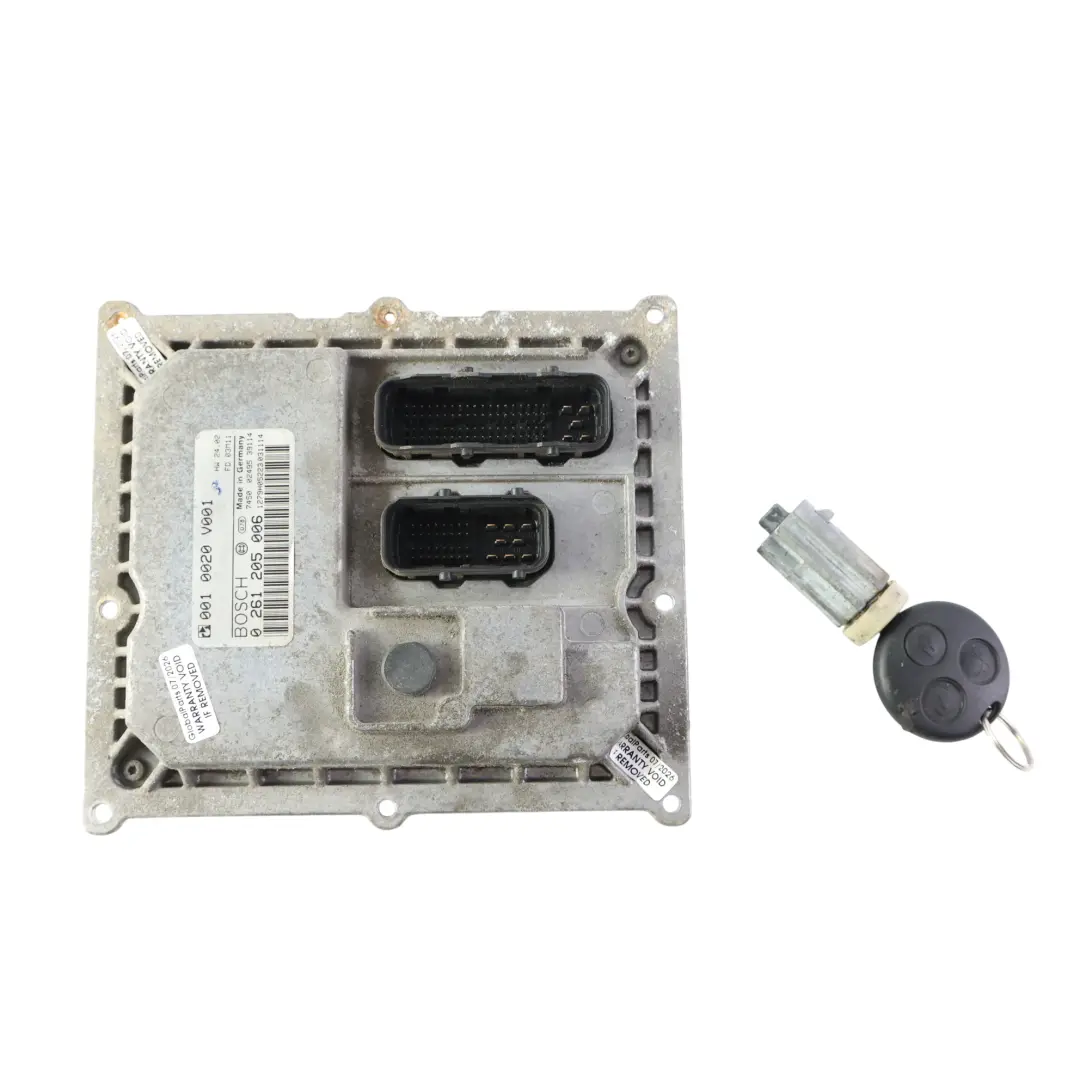 Smart Fortwo C450 Motor Steuergerät ECU 0.7 Benzin 61HP Automatik - SKU Q0010020V001-1 - Teilenummer Q0010020V001