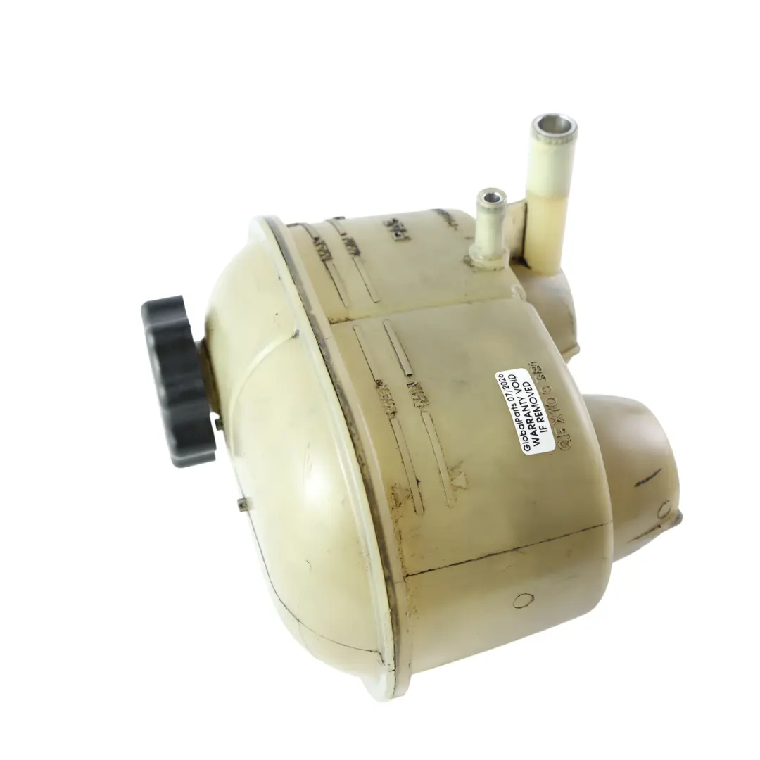 Steering Reservoir Bottle Tank to Land Rover Discovery 2 L318 Power with Part number QFX100381 Land Rover Discovery 2 L318 Power Steering Reservoir Bottle Tank - SKU QFX100381 - Part number QFX100381