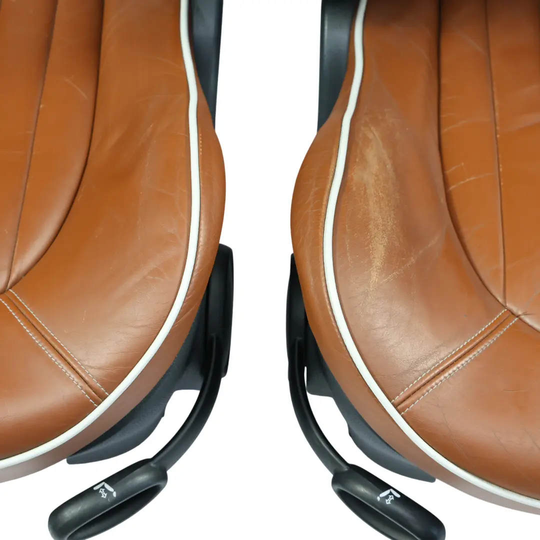 Seats Leather J Cooper Works Front Rear KIT SET Malt Brown to Mini R52 Sport with Part number R52-SPORT-SEATS-SET-MALT-BROWN-LNPR Mini R52 Sport Seats Leather J Cooper Works Front Rear KIT SET Malt Brown - SKU R52-SPORT-SEATS-SET-MALT-BROWN-LNPR - Part number R52-SPORT-SEATS-SET-MALT-BROWN-LNPR