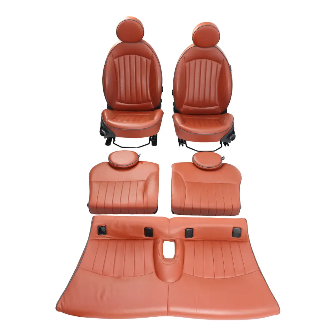 Sitze Vorne Hinten Beheizt Rot Leder Lounge Interieur SET für Mini R56 Sport mit Teilenummer R56-SEATS-SPORT-LEATHER-LOUNGE-RED-SET-T9E5 Mini R56 Sport Sitze Vorne Hinten Beheizt Rot Leder Lounge Interieur SET - SKU R56-SEATS-SPORT-LEATHER-LOUNGE-RED-SET-T9E5 - Teilenummer R56-SEATS-SPORT-LEATHER-LOUNGE-RED-SET-T9E5