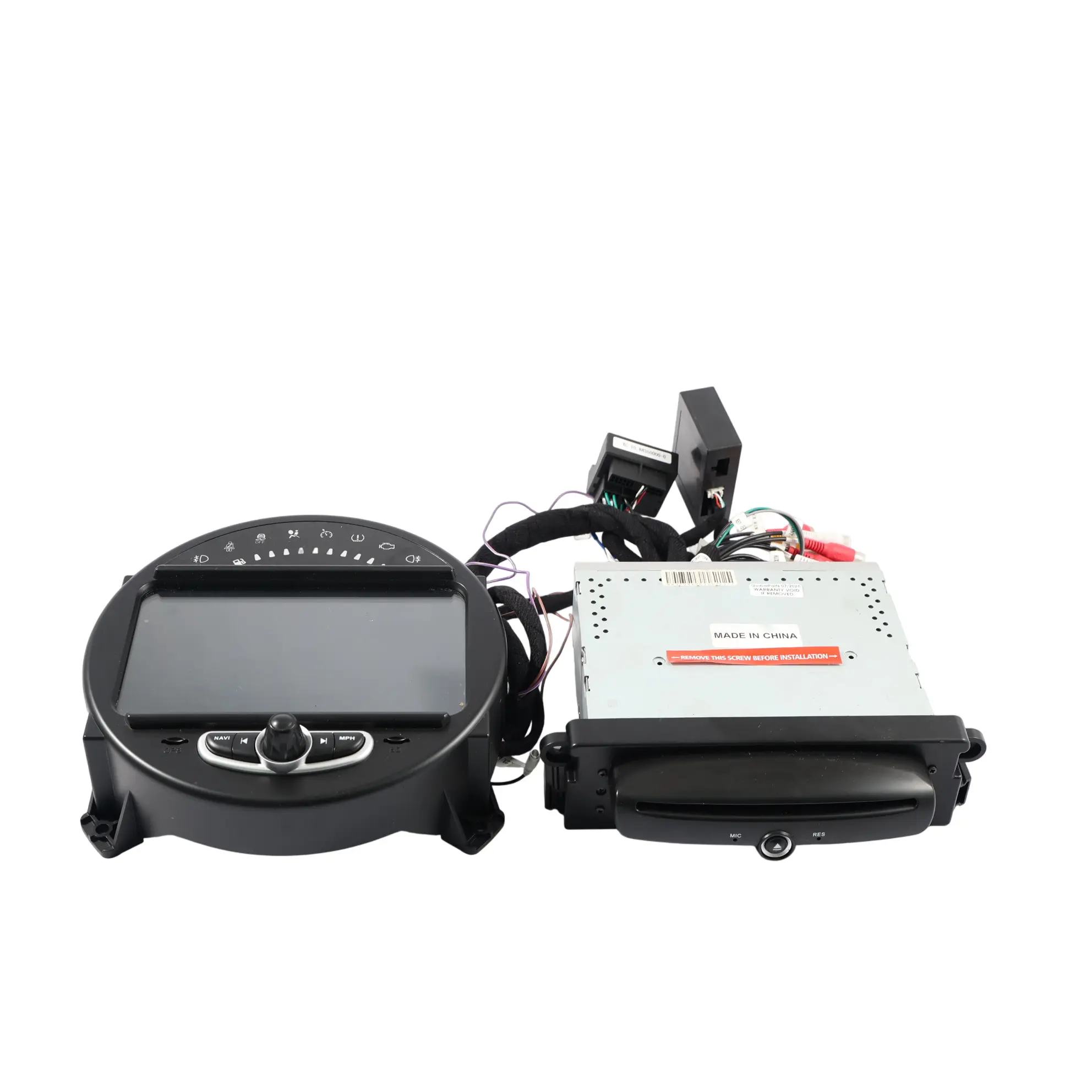 Mini R60 R61 Prędkościomierz Wyświetlacz Ekran Android 8" Radio Samochodowe