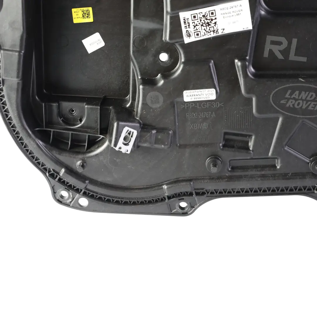 Türverkleidung Hinten Links für Range Rover Evoque L551 mit Teilenummer R8D2-24767-A Range Rover Evoque L551 Türverkleidung Hinten Links - SKU R8D2-24767-AC - Teilenummer R8D2-24767-A