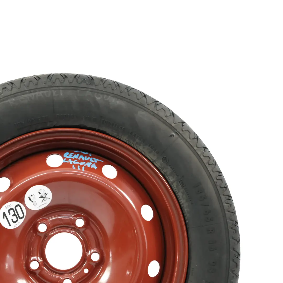 Renault Laguna Mk3 Koło Dojazdowe Zapasowe 16" ET:33 Continental 185/65 - SKU RENAULT-LAGUNA3-SPARE-WHEEL - Numer Części RENAULT-LAGUNA3-SPARE-WHEEL