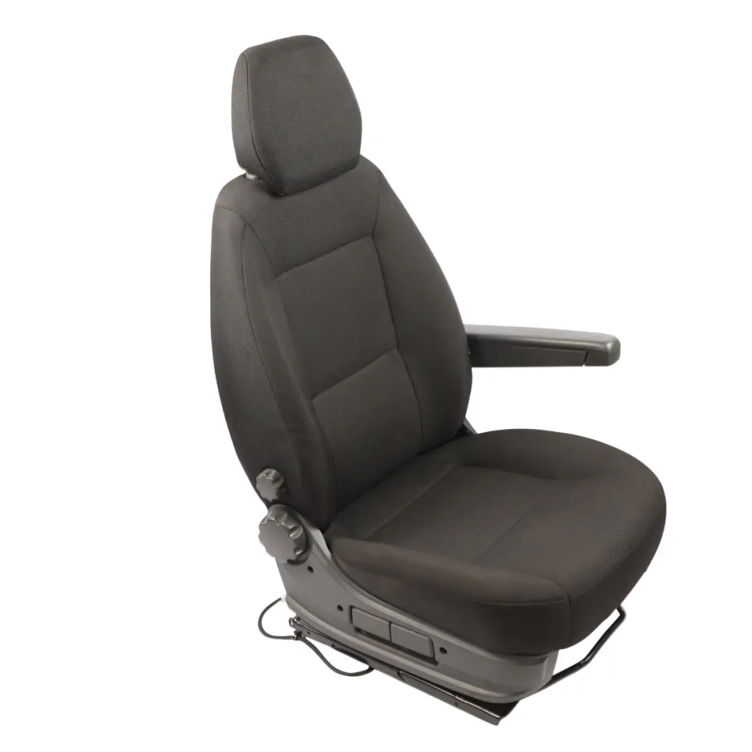 Vauxhall Movano C Front Seat Driver's Side Heated Right O/S Cloth Fabric Black - SKU RHD-1694748580 - Part number 1694748580