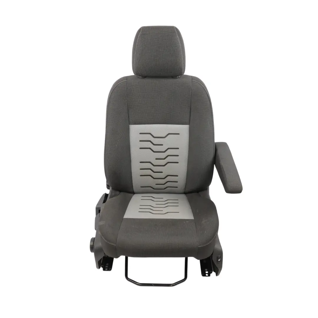 Ford Transit Custom Front Seat Heated Right O/S Cloth Fabric Ecko Black - SKU RHD-1829340 - Part number 1829340