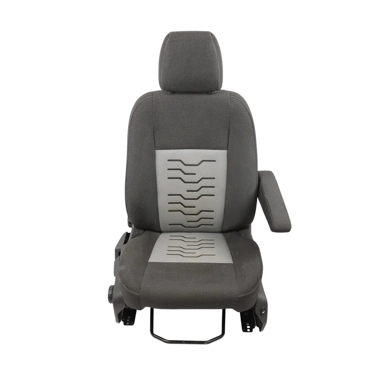 Ford Transit Custom Front Seat Heated Right O/S Cloth Fabric Ecko Black