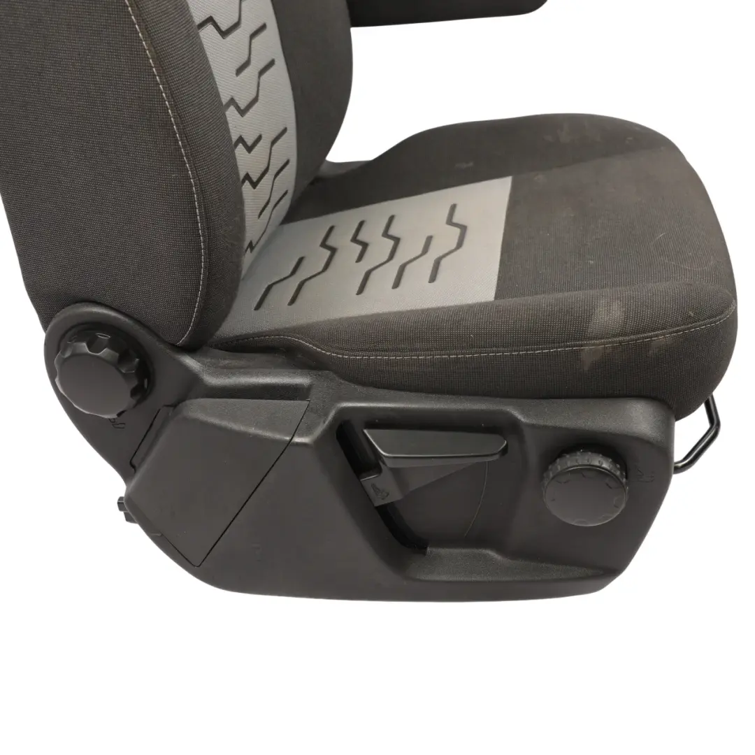 Ford Transit Custom Front Seat Heated Right O/S Cloth Fabric Ecko Black - SKU RHD-1829340 - Part number 1829340