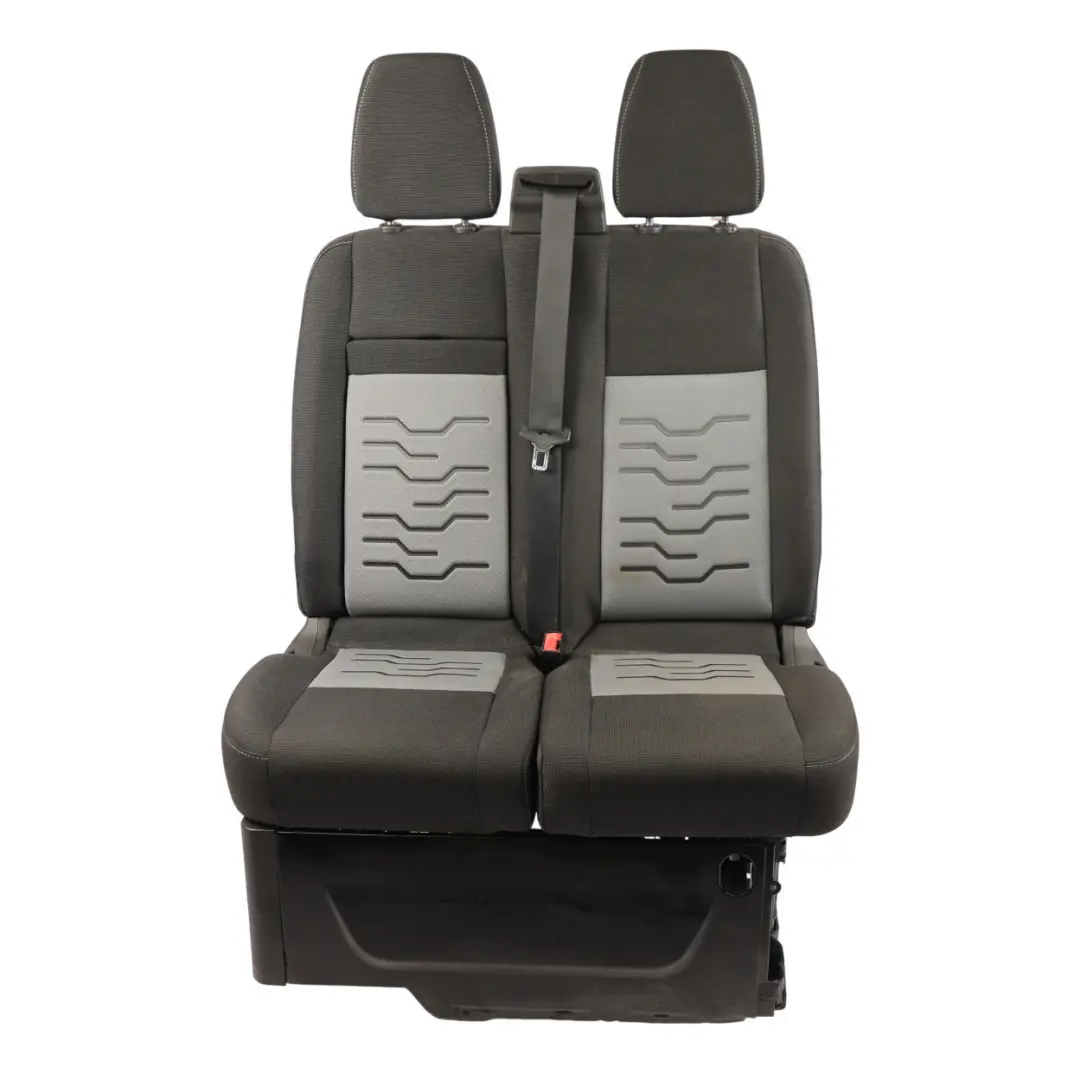 Ford Transit Custom Front Double Seat Passenger Side Left N/S Fabric Grey - SKU RHD-1901148 - Part number 1901148