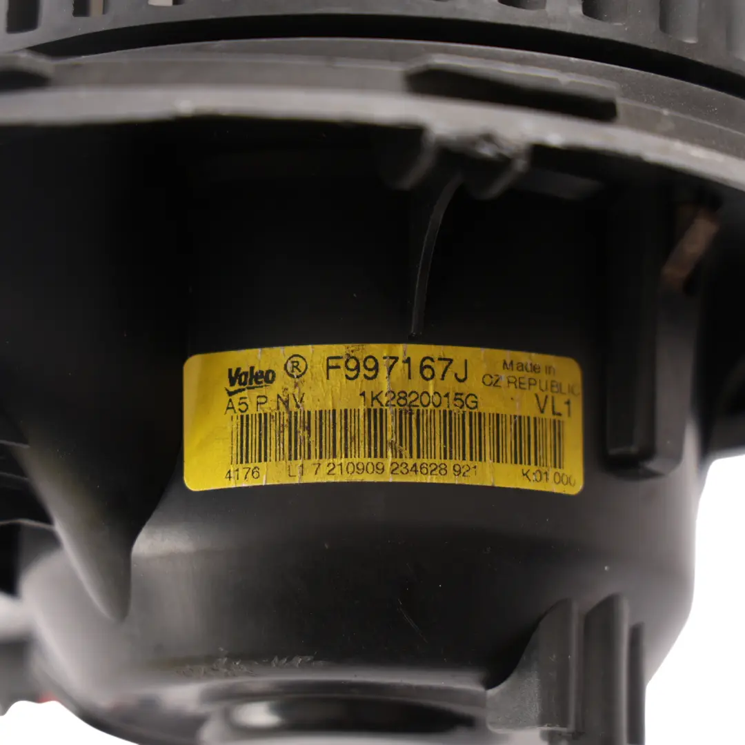 Volkswagen Touran 1T Heater Blower Motor Fan Heater Matrix - SKU RHD-1K2820015G-2 - Part number 1K2820015G