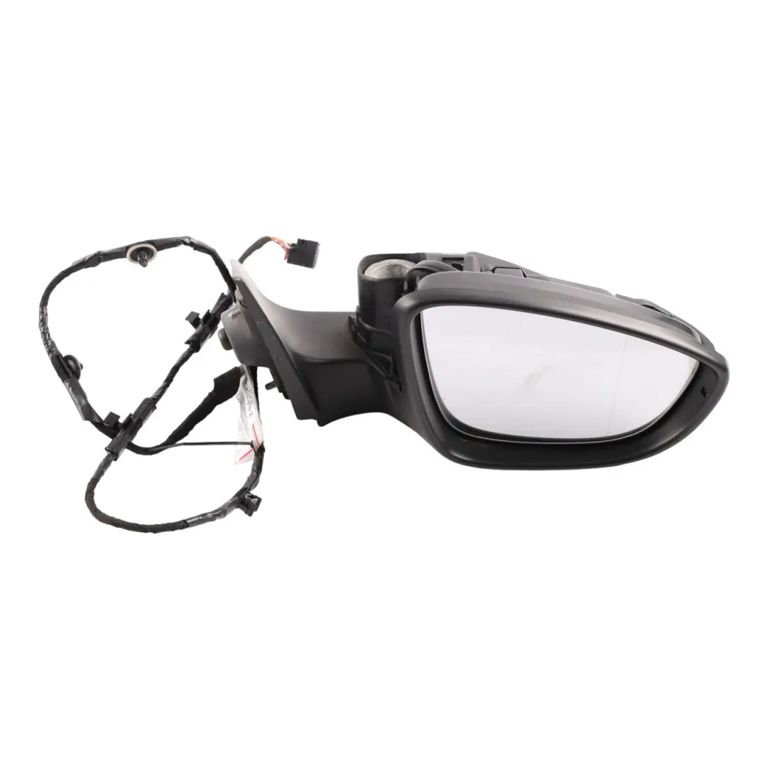 VW Volkswagen Scirocco Mk3 Door Wing Mirror Heated Right O/S Black - SKU RHD-1K8857508P-1 - Part number 1K8857508P